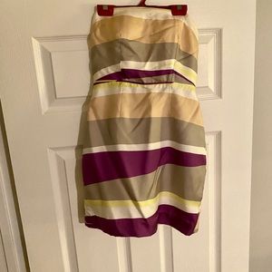 Banana Republic Silk Strapless Sheath Dress